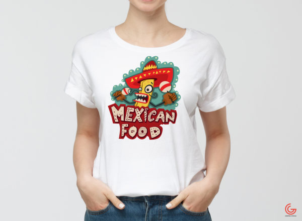 Mexican food shirt