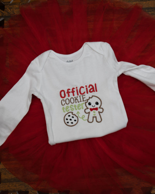 Official Cookie tester onesie