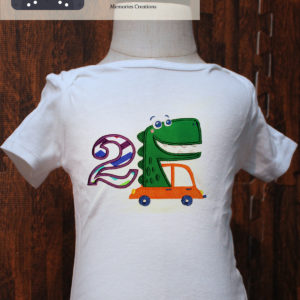 Dinosaur birthday tshirt