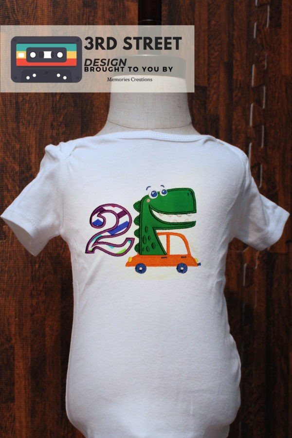 Dinosaur birthday tshirt