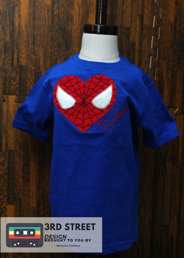 spiderman heart shirt